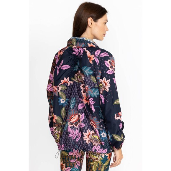 Johnny Was Harmon Jacket Reversible, Multi-Pattern, Rain Jacket, Hooded, Lg, NWT - Picture 3 of 15